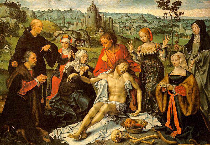 Joos van cleve Altarpiece of the Lamentation